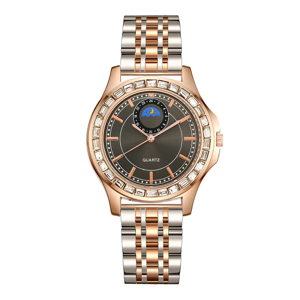 3PCs Women's Quartz Watch Set with Bracelet & Box