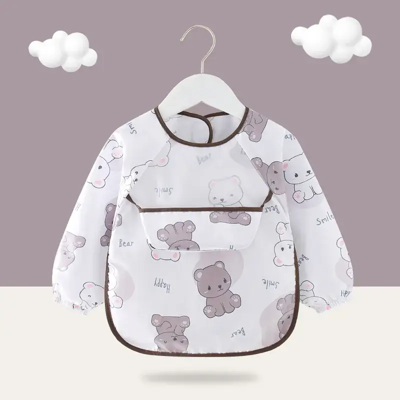 Baby Waterproof Food Bib Vest for Kids - Image 10