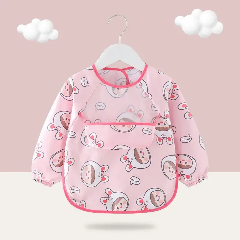 Baby Waterproof Food Bib Vest for Kids - Image 12
