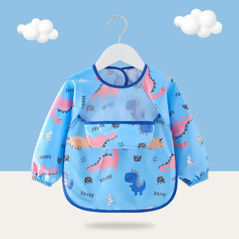 Baby Waterproof Food Bib Vest for Kids - Image 7