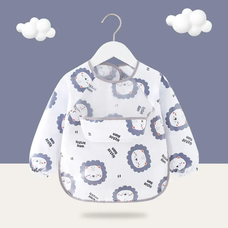 Baby Waterproof Food Bib Vest for Kids - Image 9