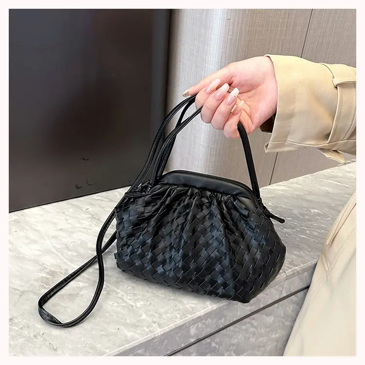 Women's Woven Clutch Bag Tan Shoulder Crossbody — feature 29