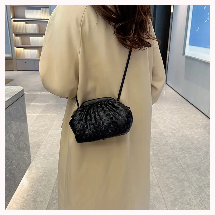 Women's Woven Clutch Bag Tan Shoulder Crossbody — feature 32