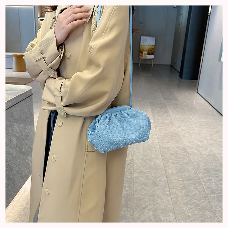 Women's Woven Clutch Bag Tan Shoulder Crossbody — feature 33