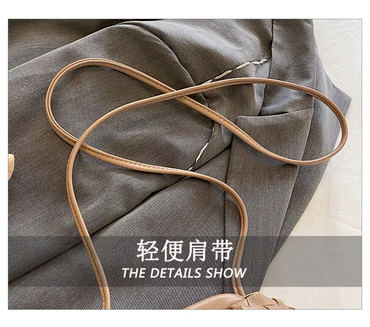 Women's Woven Clutch Bag Tan Shoulder Crossbody — feature 8