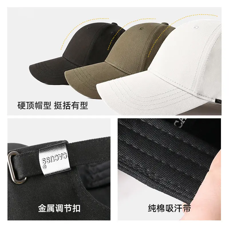 Men's Pure Cotton Baseball Cap Multicolor Comfortable Breathable - Image 8