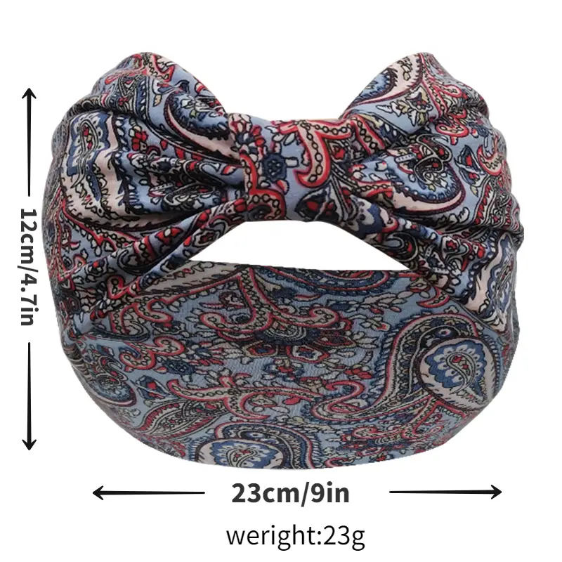 European American New Bohemian Hair Band Wide Rim Retro Sports - Image 9