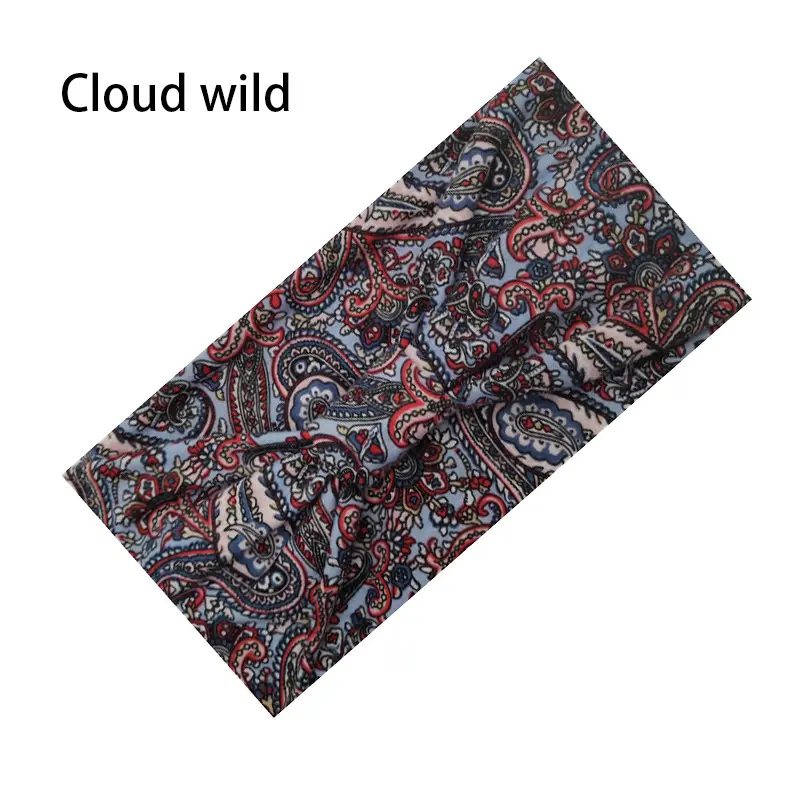 European American New Bohemian Hair Band Wide Rim Retro Sports - Image 5