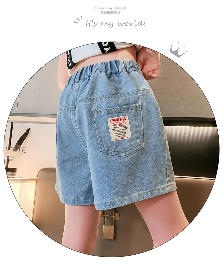 Girls' Ripped Denim Shorts Summer Wear — feature 15