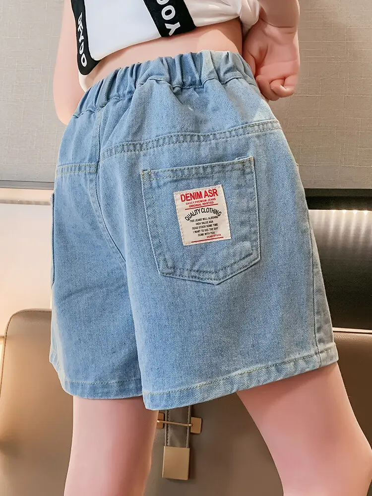 Girls' Ripped Denim Shorts Summer Wear — feature 29