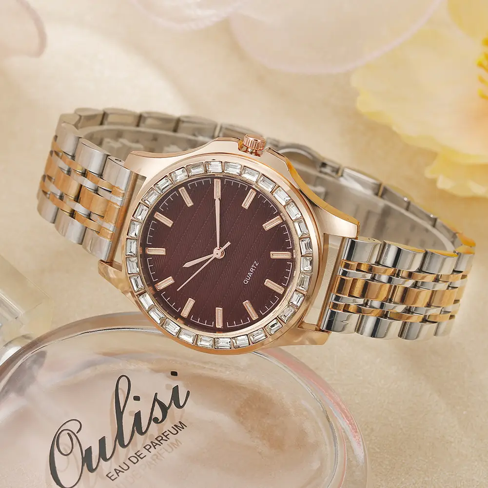 Ladies 3PC Quartz Watch Set with Bracelet & Box — feature 8