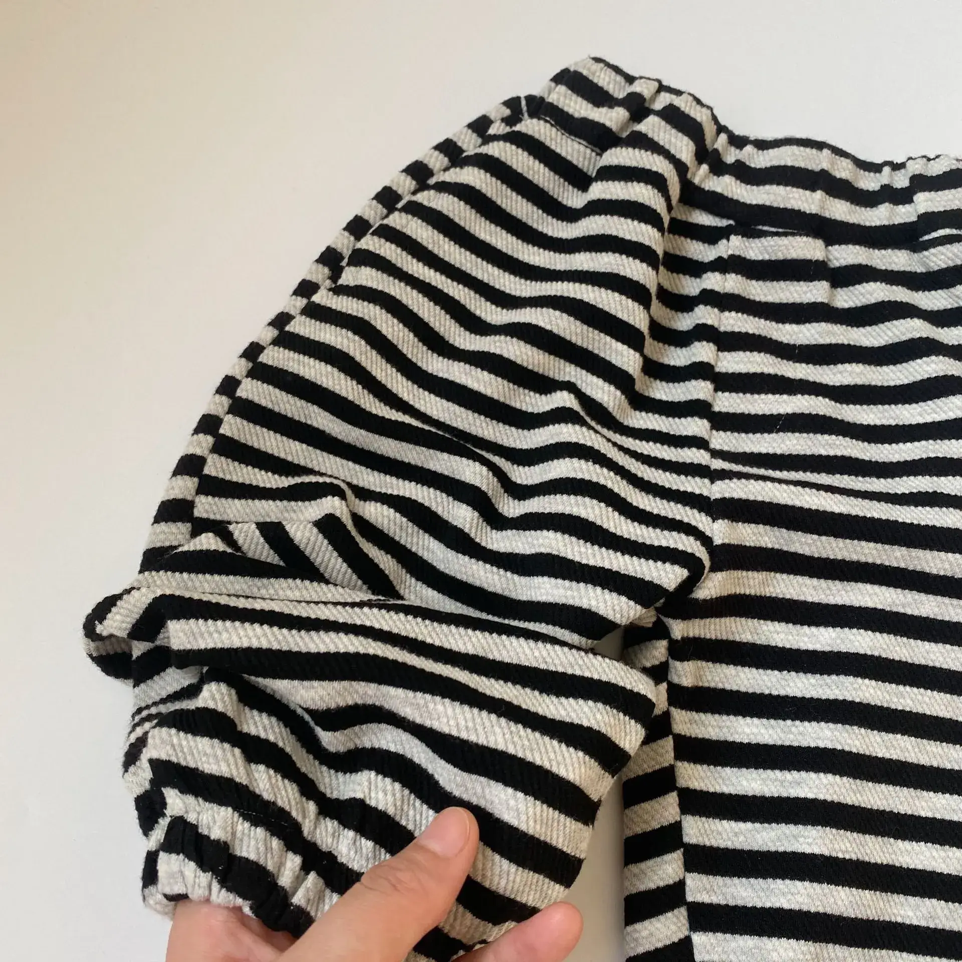 Gl-Kids Striped Cuffed Sweatpants for Men Women