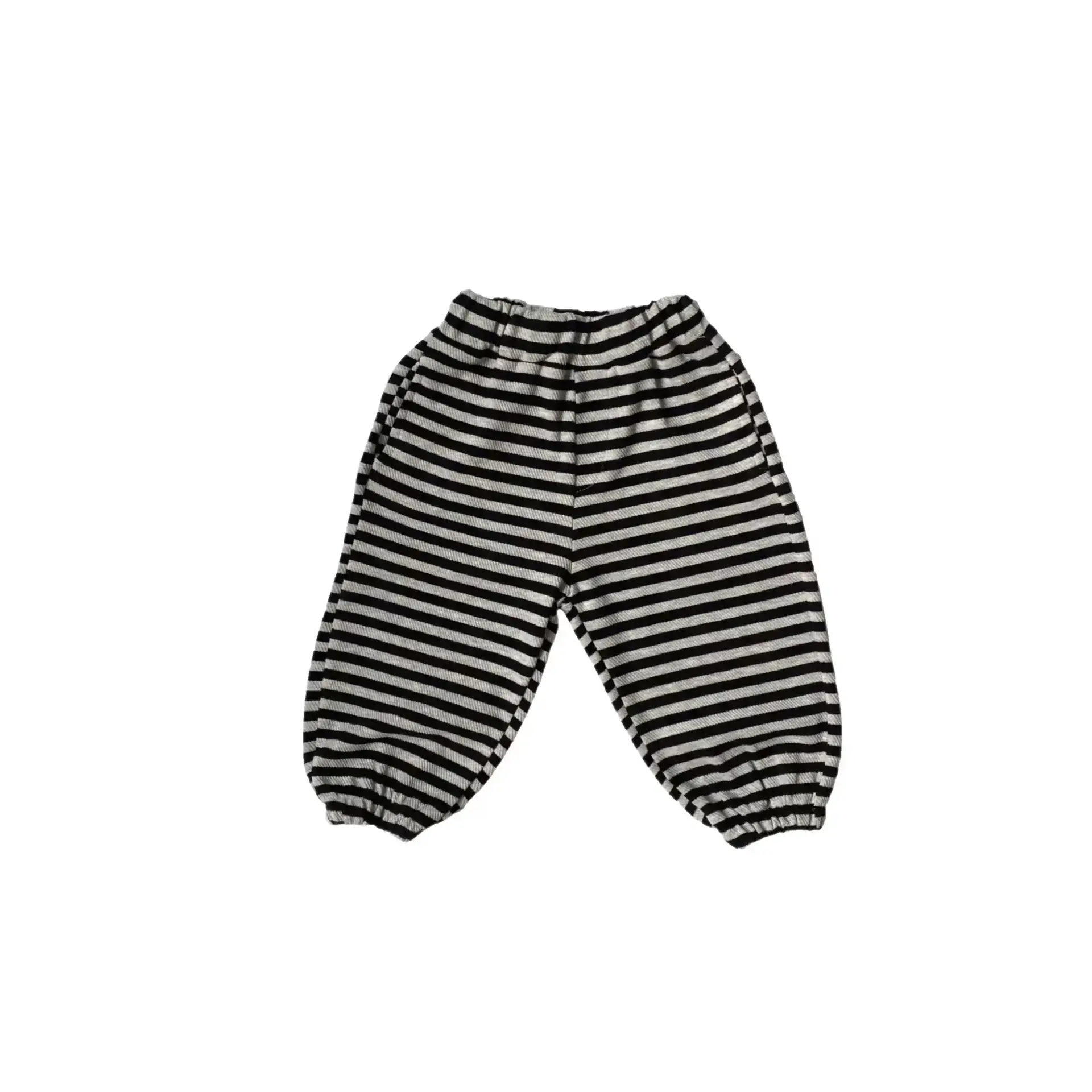 Gl-Kids Striped Cuffed Sweatpants for Men Women