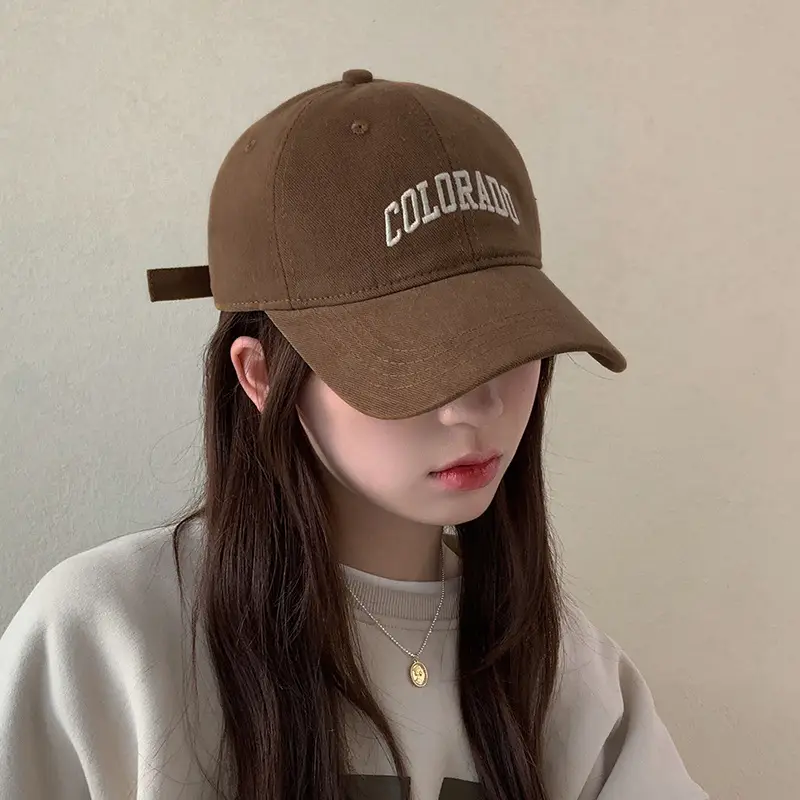 Female Brown Colorado Peaked Cap 2023