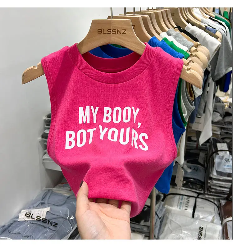 Women's Pink Printed Vest Summer Wear 2022 — feature 8