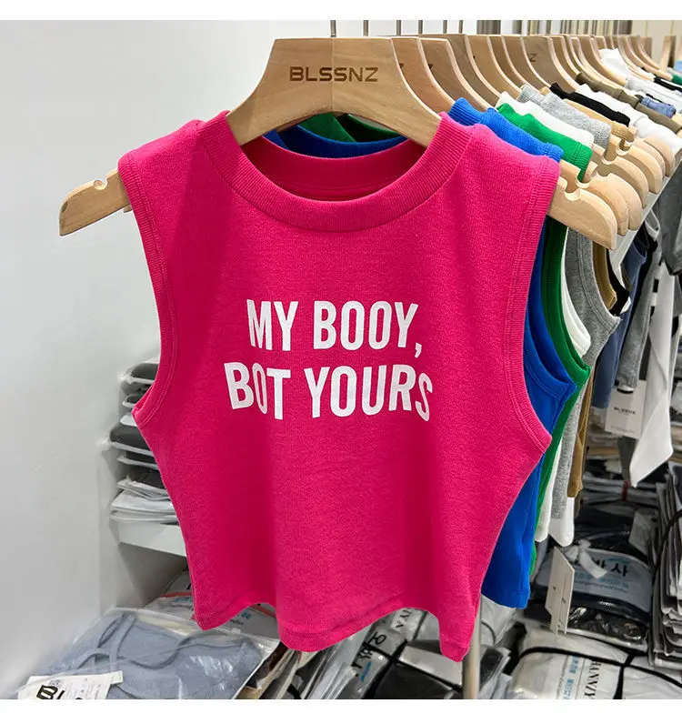 Women's Pink Printed Vest Summer Wear 2022 — feature 9