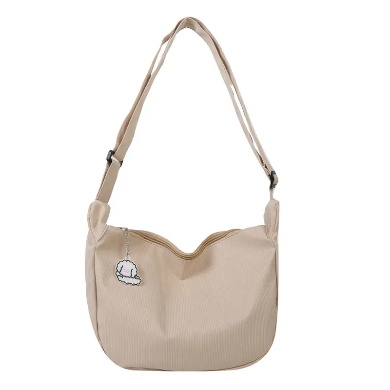 Light Green Waffle Crossbody Bag for Women - Image 12