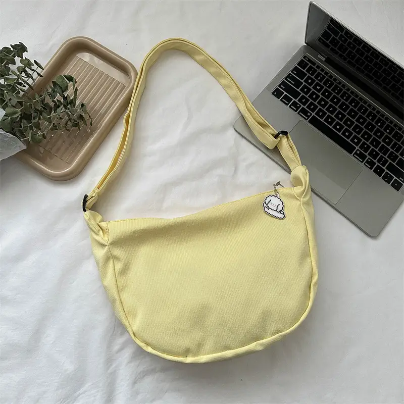 Light Green Waffle Crossbody Bag for Women - Image 4