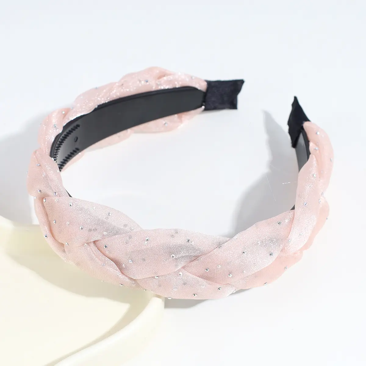 Korea New Mesh Hairband with Tooth Non-slip Summer Breathable All-match Headband Fashion Shiny Hair Accessories Headwear Wholesale — feature 5
