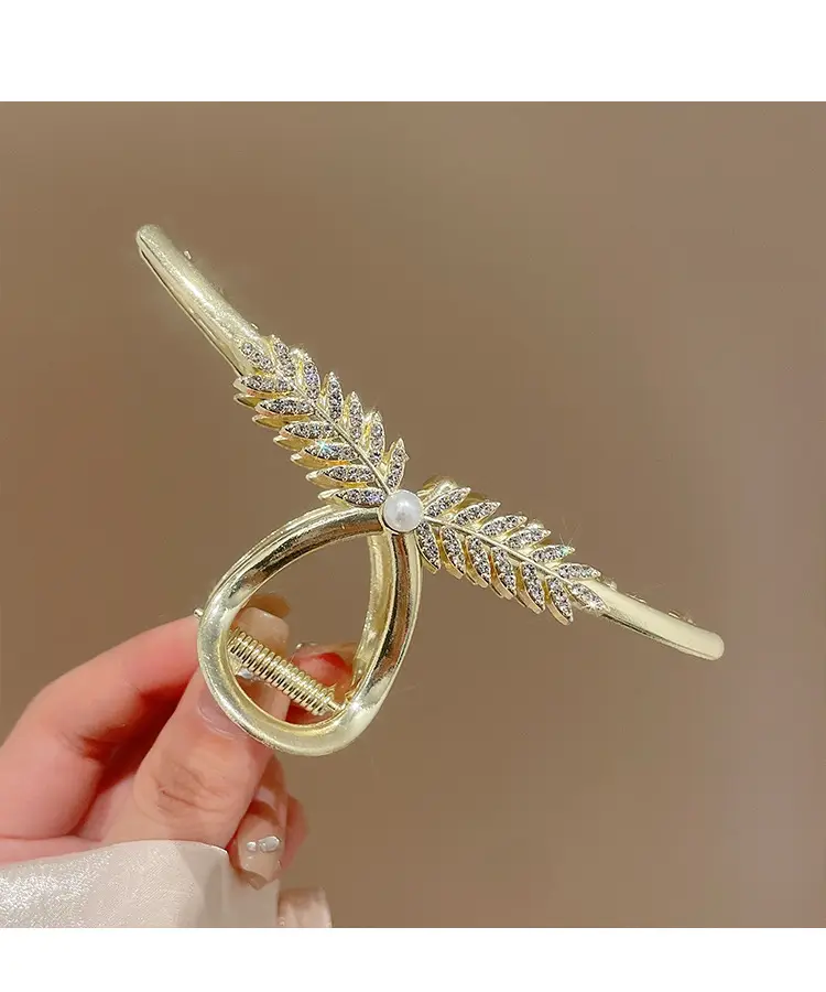 Wheat Ear Hairpin Female Large Shark Clip 10cm — feature 15