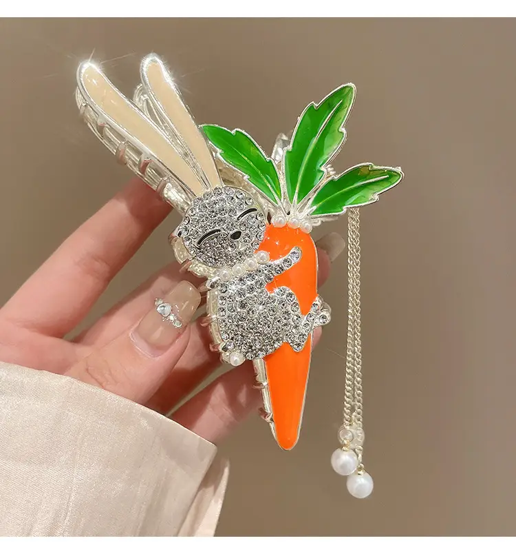 Wheat Ear Hairpin Female Large Shark Clip 10cm — feature 16