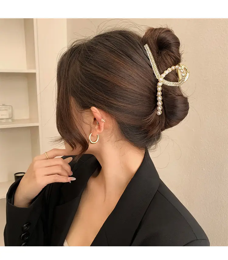 Wheat Ear Hairpin Female Large Shark Clip 10cm — feature 6