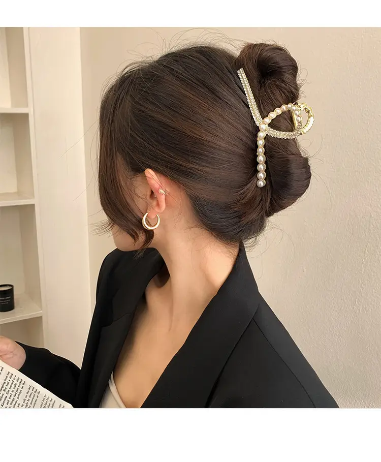 Wheat Ear Hairpin Female Large Shark Clip 10cm — feature 8