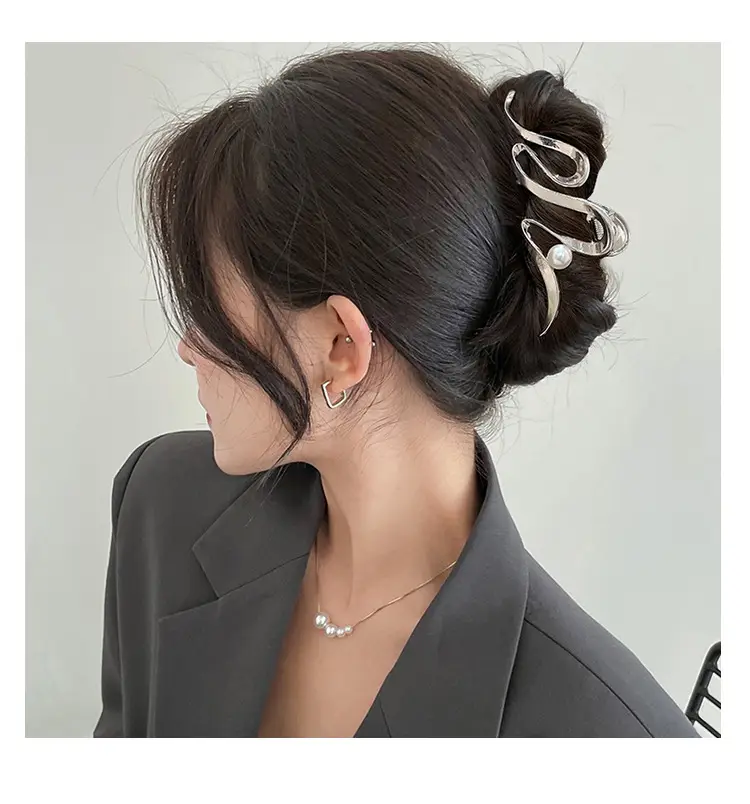 Wheat Ear Hairpin Female Large Shark Clip 10cm — feature 9