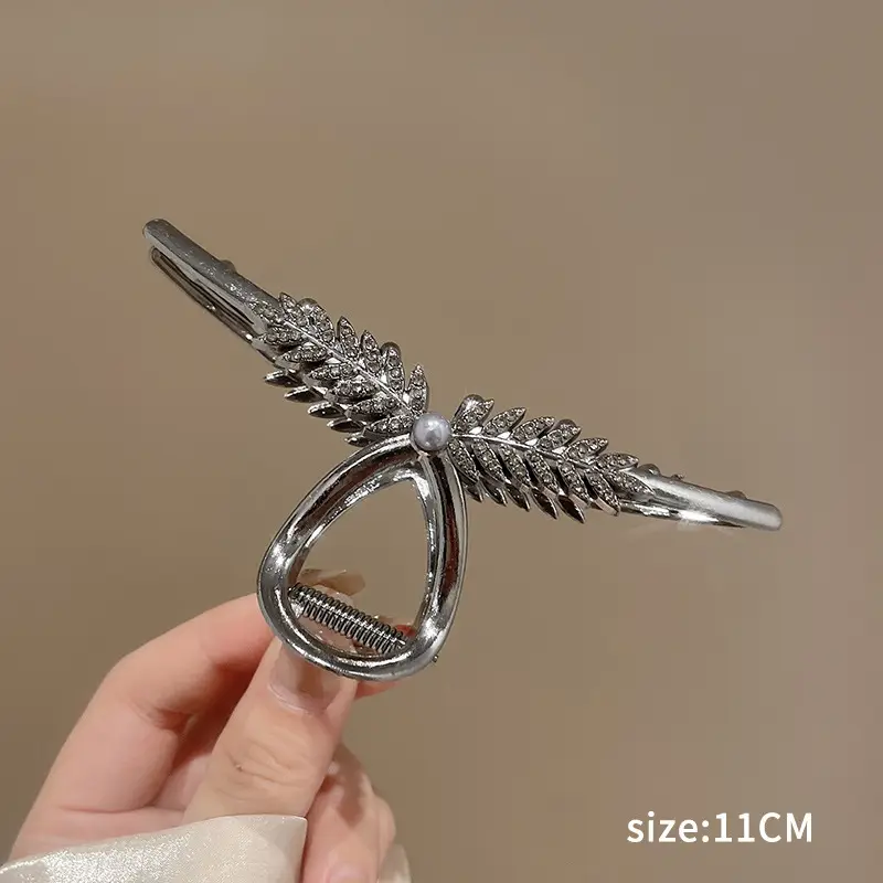 Wheat Ear Hairpin Female Large Shark Clip 10cm - Image 11