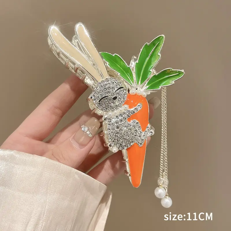 Wheat Ear Hairpin Female Large Shark Clip 10cm - Image 12