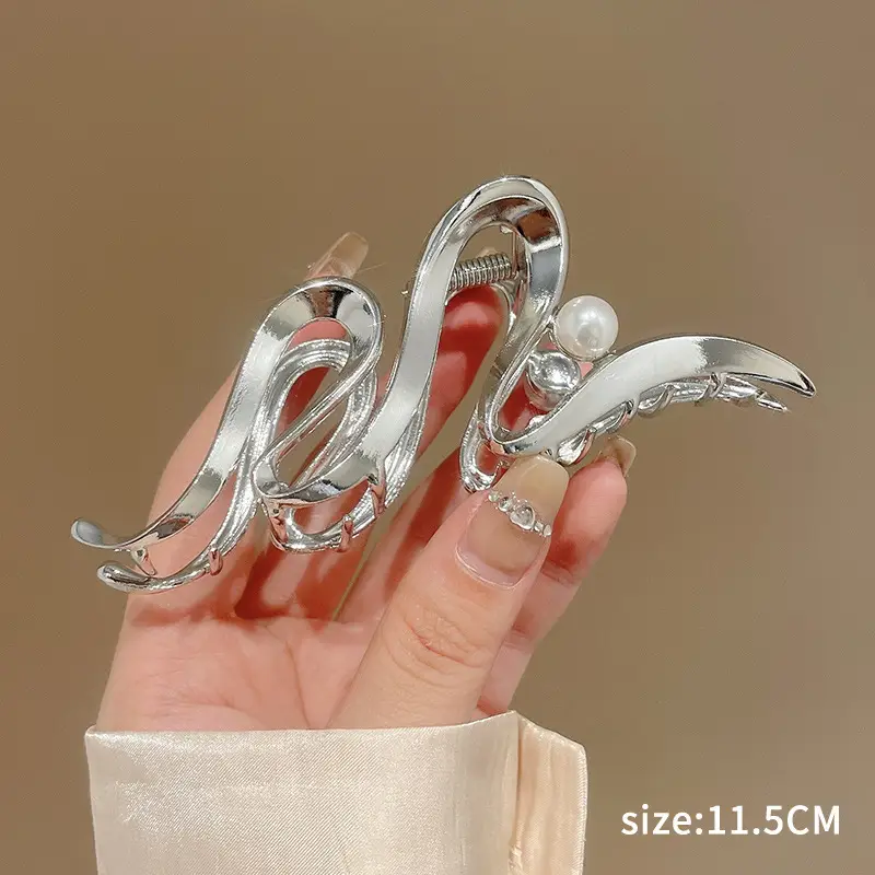 Wheat Ear Hairpin Female Large Shark Clip 10cm - Image 13