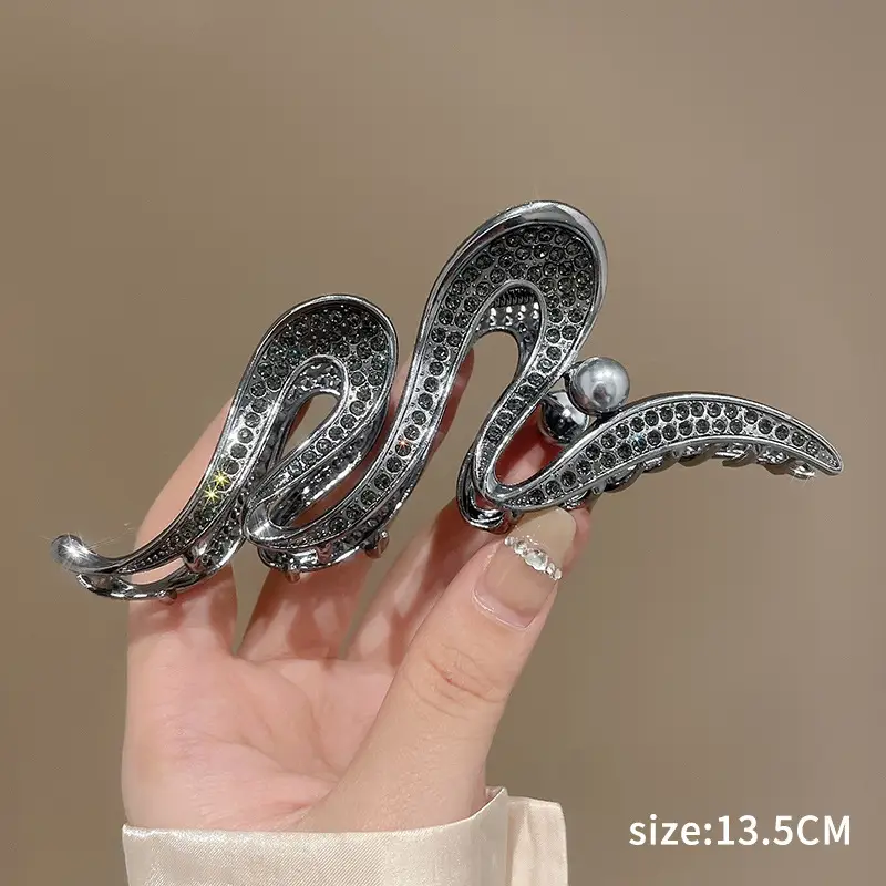 Wheat Ear Hairpin Female Large Shark Clip 10cm - Image 16
