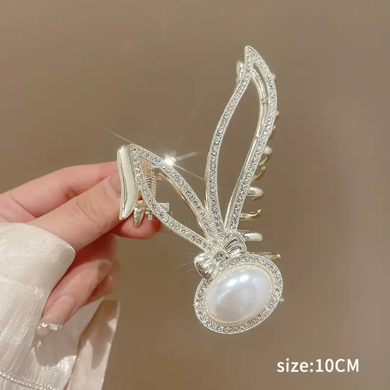 Wheat Ear Hairpin Female Large Shark Clip 10cm - Image 6