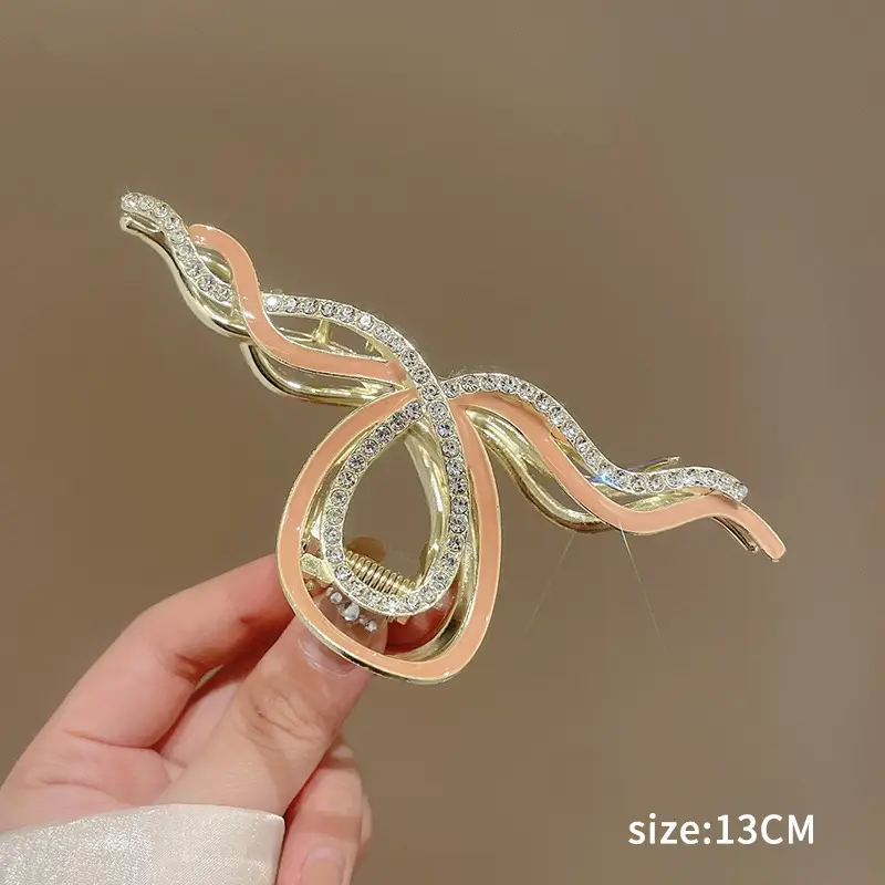 Wheat Ear Hairpin Female Large Shark Clip 10cm - Image 9