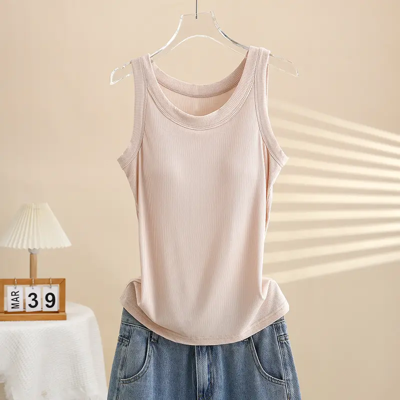 Women's Light Pink Modal V-Neck Bra with Chest Pad — feature 19