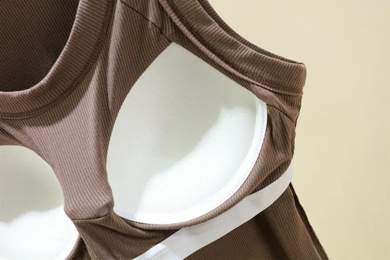 Women's Light Pink Modal V-Neck Bra with Chest Pad — feature 40