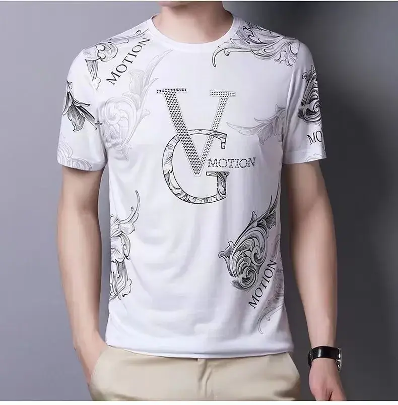 Men Printed T-Shirt Yellow MV Motion Slim Fit — feature 5