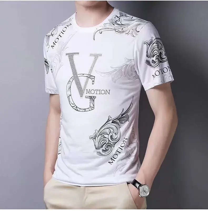 Men Printed T-Shirt Yellow MV Motion Slim Fit — feature 6
