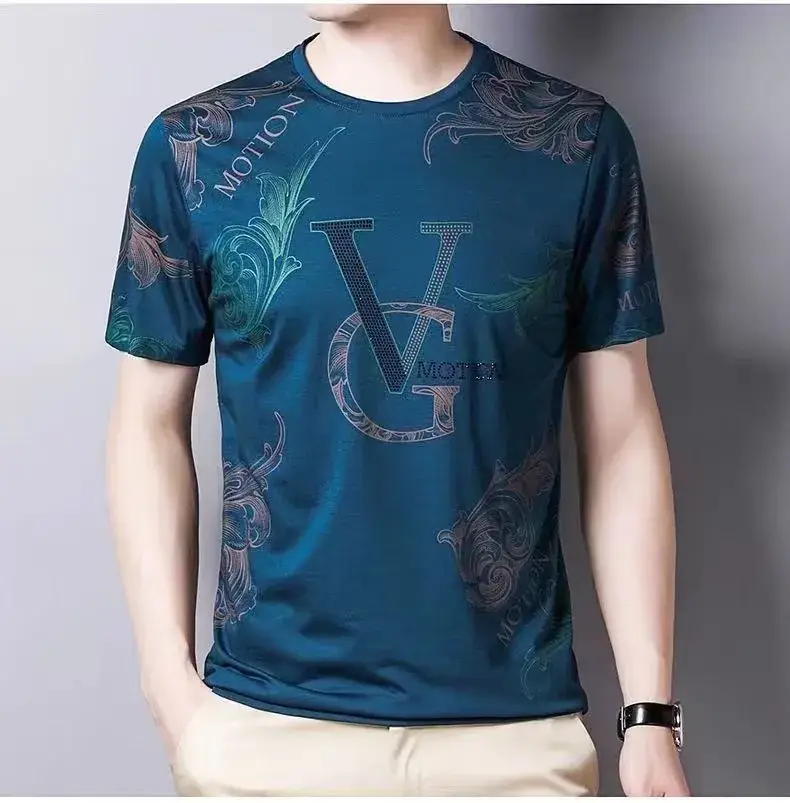 Men Printed T-Shirt Yellow MV Motion Slim Fit — feature 9