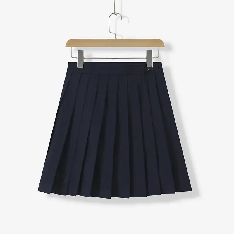 Navy Blue Sailor Shirt with Pleated Skirt - Image 3