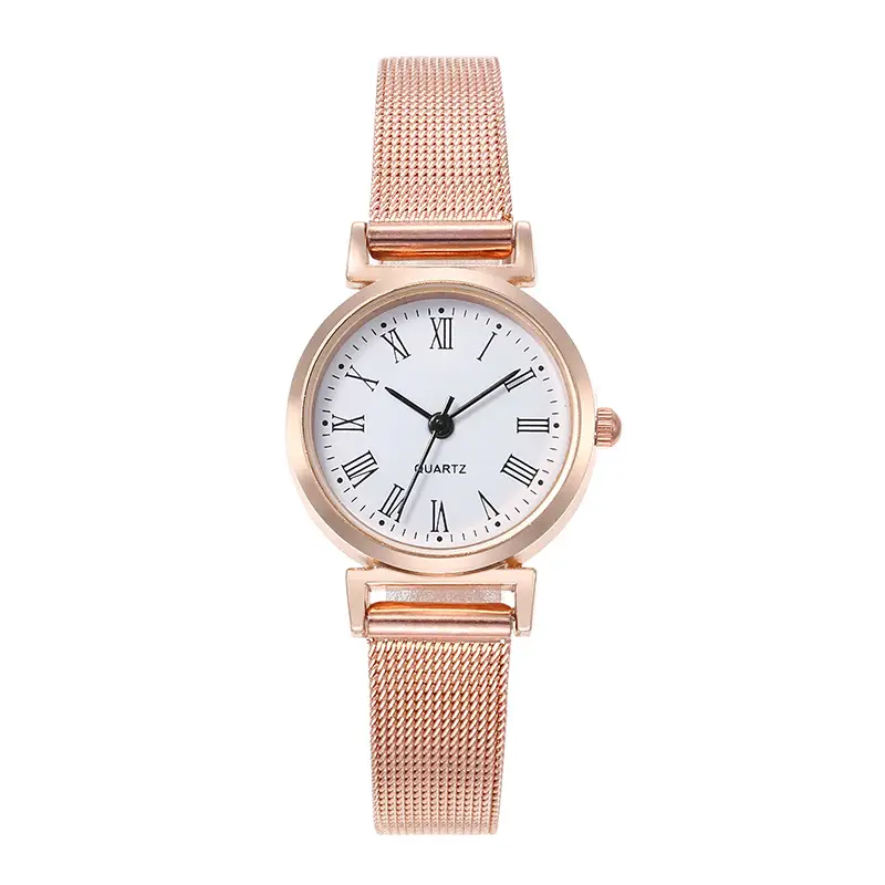 Rose Gold Mesh Watch for Women Casual Quartz - Image 10