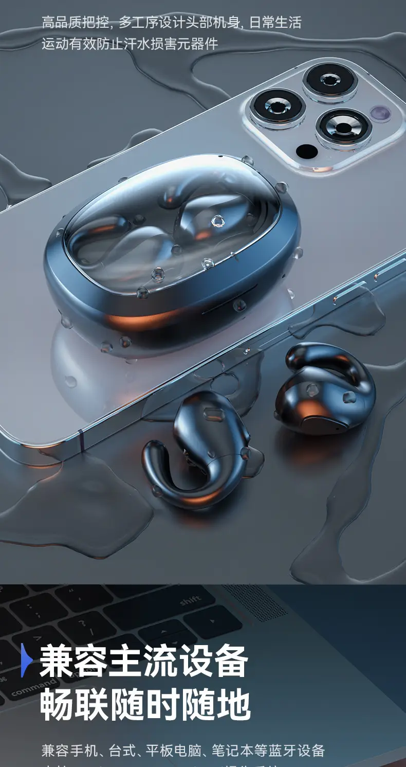 Bluetooth Earbuds with Noise Reduction & Bone Conduction — feature 28