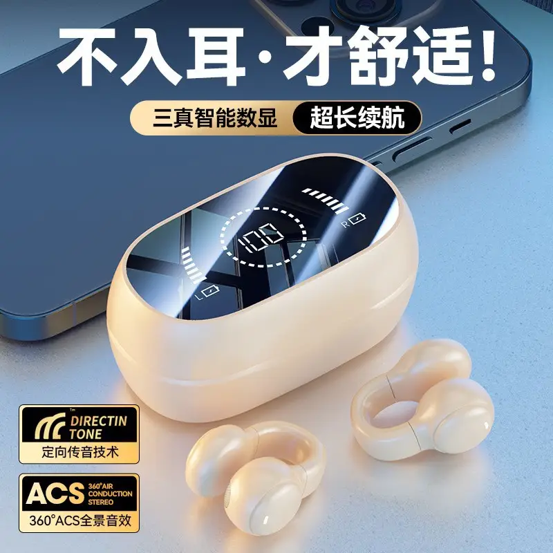 Bluetooth Earbuds with Noise Reduction & Bone Conduction