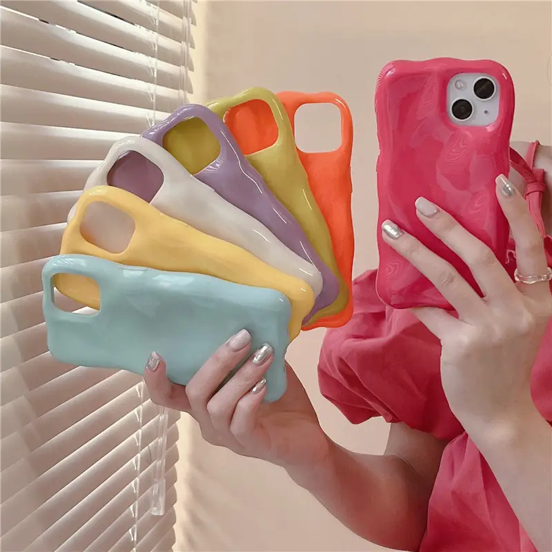Apple iPhone 16 Pro Max Phone Case Full Coverage Macaron Wave - Image 9