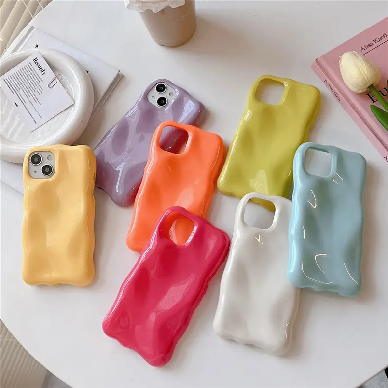 Apple iPhone 16 Pro Max Phone Case Full Coverage Macaron Wave — feature 15