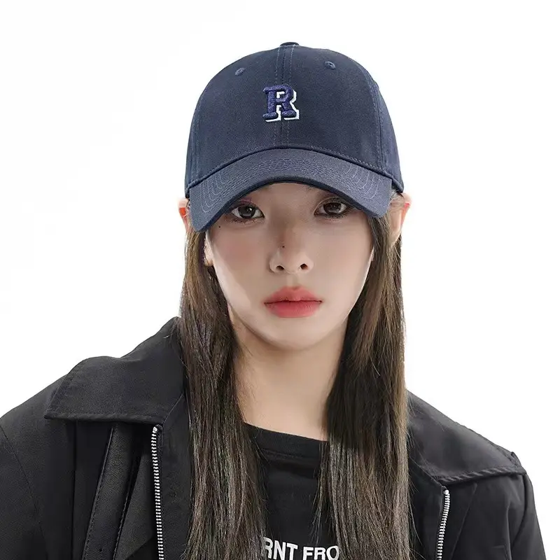 Women Baseball Cap with Wide Brim & Soft Cotton Top - Image 9