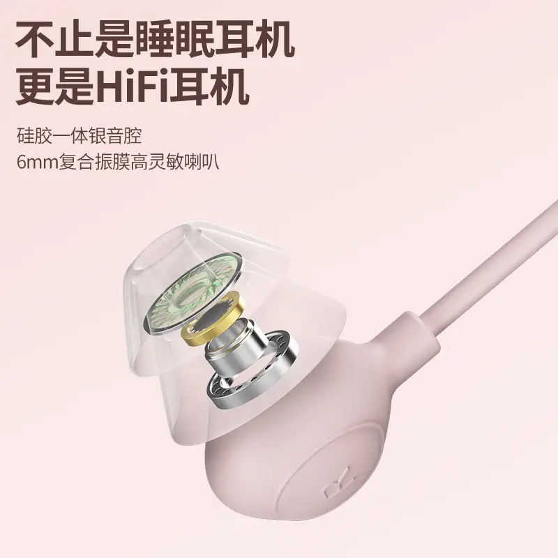 New Sleep Headphones Type-C In-Ear Wired Headphones - Image 4