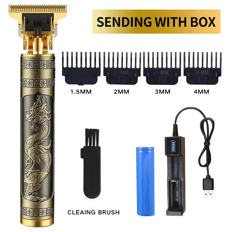 Seiko Electric Bald Head Clipper with 4MM Blades & Cleaning Brush - Image 4