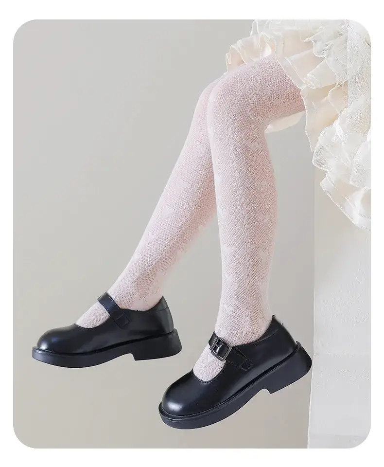 2025 Girls Bow Cotton Pantyhose Socks Class A — feature 12
