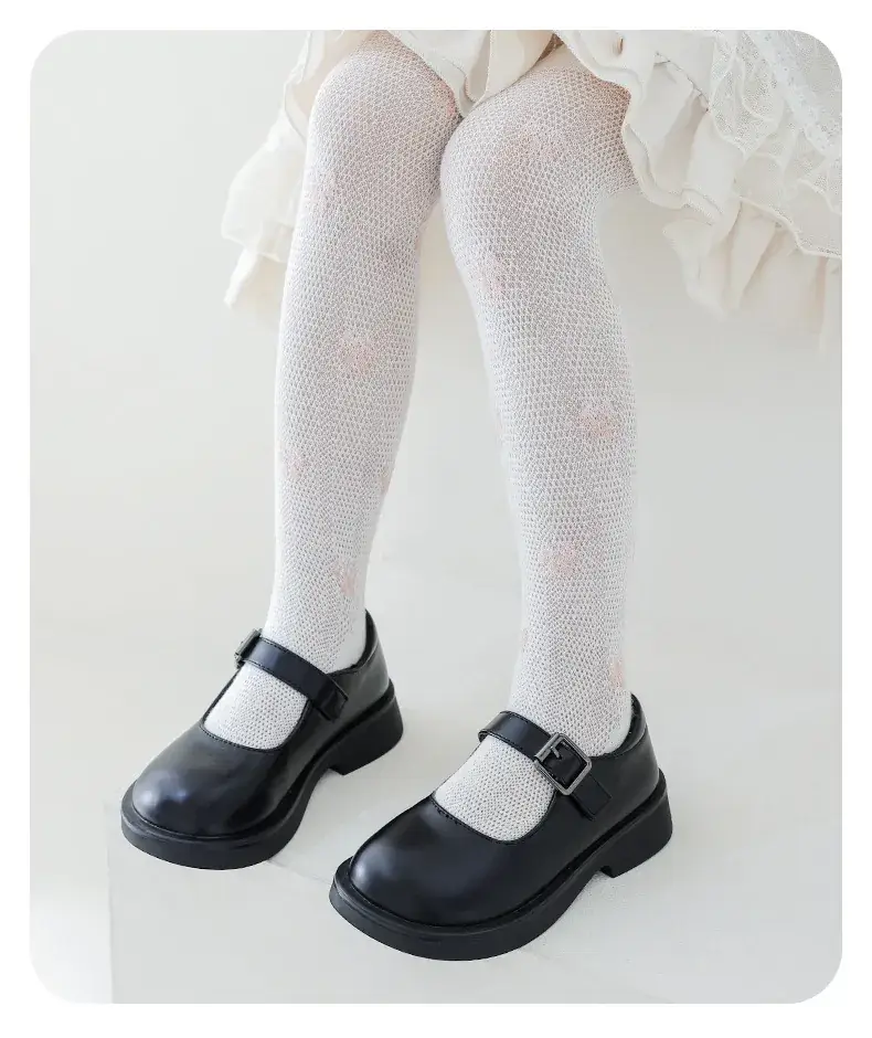 2025 Girls Bow Cotton Pantyhose Socks Class A — feature 14